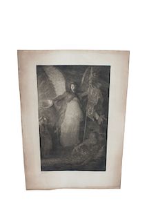 Antique French Etching