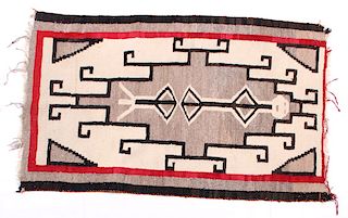 Navajo Native American Ganado Handmade Wool Rug