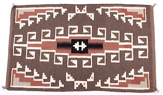 Navajo Teec Nos Pos Hand Woven Wool Rug