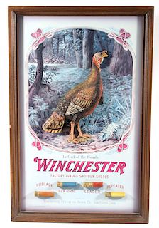 Winchester 3D Turkey Shotgun Advertising sign