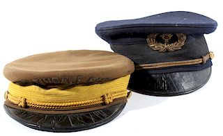 Early 1900s Postal Service & Nightingale Band Caps