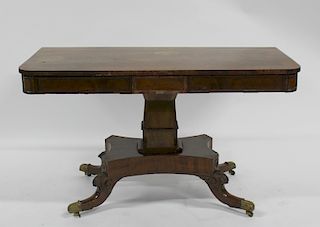 Antique Duncan Phyffe Style Sofa Table.