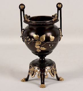 FRENCH BRONZE NEOCLASSICAL FORMED URN