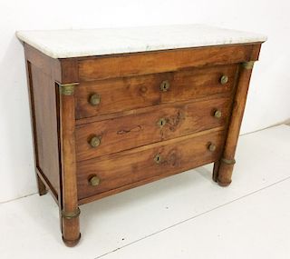 PROVINCIAL FRENCH EMPIRE STYLE COMMODE