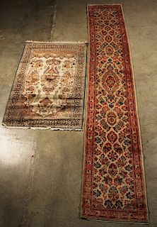 MISCELLANEOUS LOT OF 2 RUGS