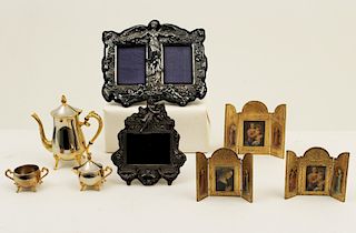 8 PC. MISC. LOT OF DECORATIVE ITEMS