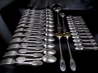 40 PC. SET OF CHRISTOLFE SILVER PLATED FLATWARE