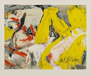 Willem de Kooning (Dutch/American, 1904-1997)  The Man and the Big Blond