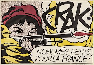 Roy Lichtenstein (American, 1923-1997)  Crak!