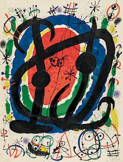 Joan Miró (Spanish, 1893-1983)  Exposition XXIIe, Salon de Mai