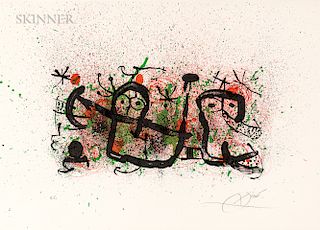Joan Miró (Spanish, 1893-1983)  Plate 5