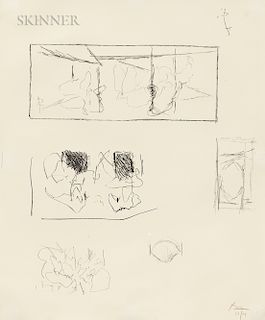 Robert Motherwell (American, 1915-1991)  Elegy Studies