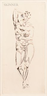 Elie Nadelman (American, 1885-1946)  Female Nude