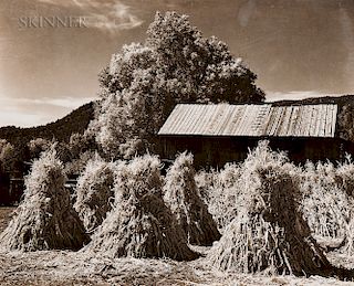 Ansel Adams (American, 1902-1984)  Farm Near Orderville, Utah