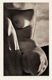 Ruth Bernhard (American, 1905-2006)  Rockport Nude