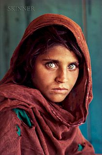 Steve McCurry (American, b. 1950)  Afghan Girl (Sharbat Gula), Refugee Camp, Pakistan