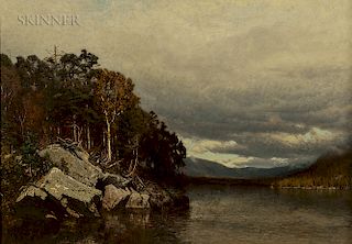 Alexander Helwig Wyant (American, 1836-1892)  Adirondacks-Early Autumn