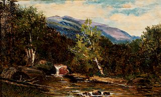 Frank Henry Shapleigh (American, 1842-1906)  Mount Washington and Ellis River