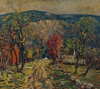 Arthur Clifton Goodwin (American, 1866-1929)  New England Landscape