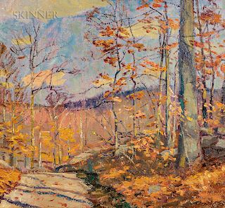 Robert Emmett Owen (American, 1878-1957)  Windy Afternoon in Autumn