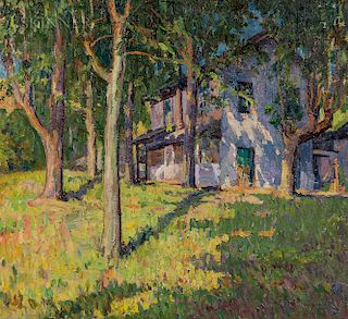 Lee Randolph (American, 1880-1956)  Eucalyptus House