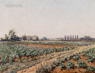 William Lamb Picknell (American, 1854-1897)  Summer Field