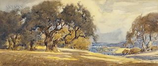 Percy Gray (American, 1869-1952)  California Landscape