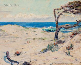 William Posey Silva (American, 1859-1948)  Pines on the Dunes, Monterey Coast