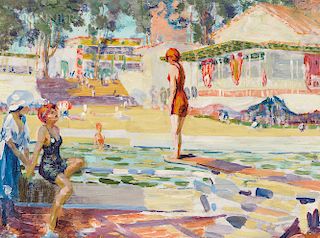 William Henry Clapp (American, 1879-1954)  Neptune Beach, #6