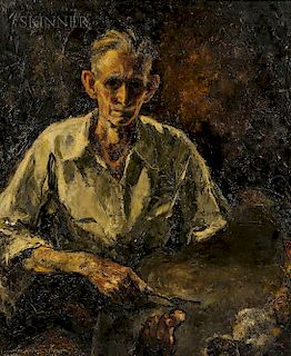 Lawrence Nelson Wilbur (American, 1897-1988)  Self Portrait