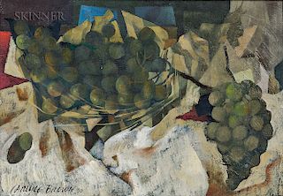 Carlyle Brown (American, 1919-1963)  Still Life with Grapes