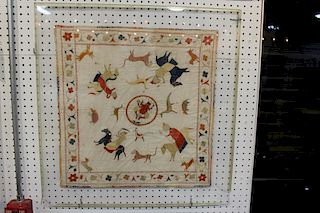 Framed  Antique Tapestry
