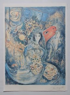 Marc Chagall "Bella" 250 / 500 Photomech. Graphic