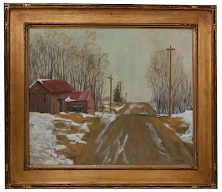 Rudolf Stumpf Landscape Oil on Canvas