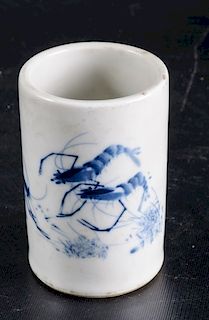 Asian Porcelain Brushpot