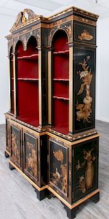 Chinoiserie Block Front Cabinet