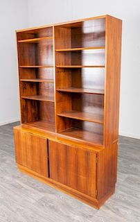 Danish Bookcase Cabinet