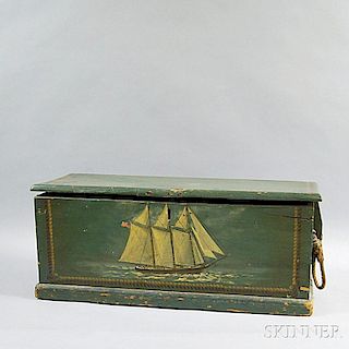 Paint-decorated Sea Chest