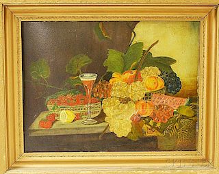 Attributed to George Whitaker (American, 1841-1916)       Still Life with Fruit.