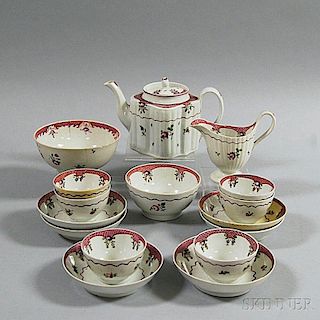 Newhall Porcelain Partial Tea Service