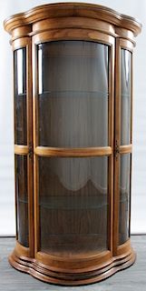 Bowfront Glass Display Cabinet