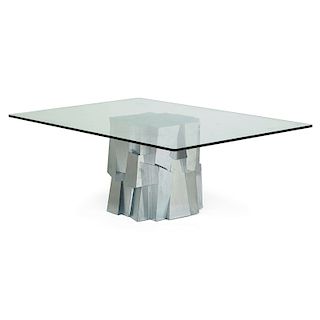 PAUL EVANS Faceted dining table