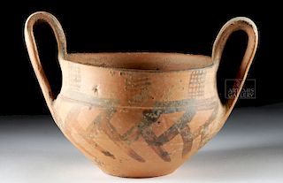 Archaic Greek Boeotian Pottery Kantharos
