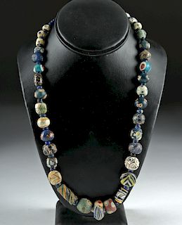 Wearable Phoenician, Roman, Islamic Glass Necklace