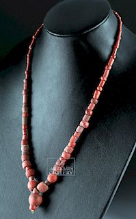 13th C. Majapahit Glass Bead Necklace