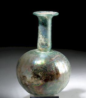 Incredibly Iridescent Roman Glass Bottle