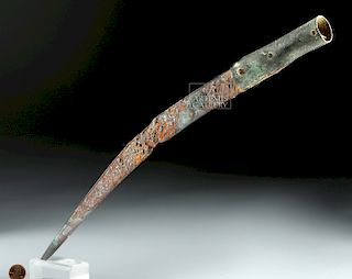 Celtic Iron Short Sword w/ Bronze Handle