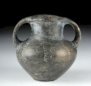 Ancient Anatolian Impasto Pottery Vessel