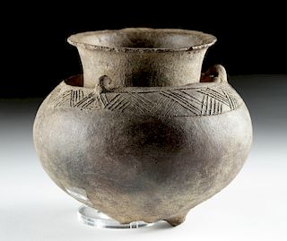 Neolithic Indonesian Incised Pottery Vessel