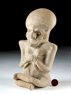 Jamacoaque Pottery Emaciated Figural Vessel